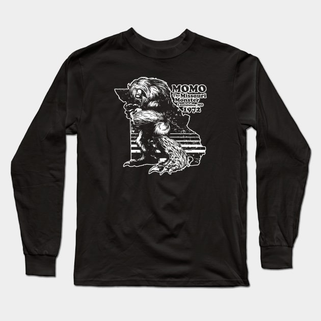 Momo The Missouri Monster Long Sleeve T-Shirt by World Myth Museum